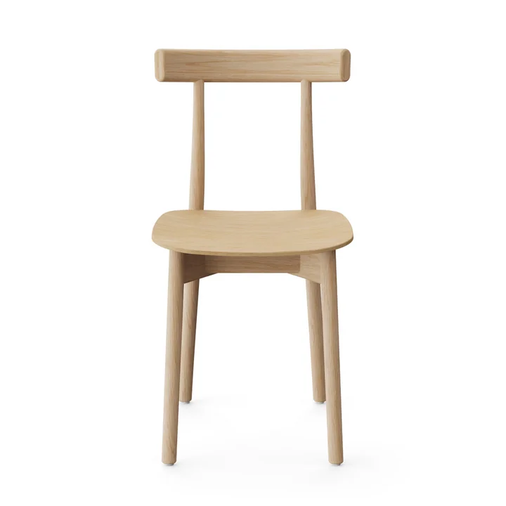 Skinny Wooden Chair in the finish natural oak