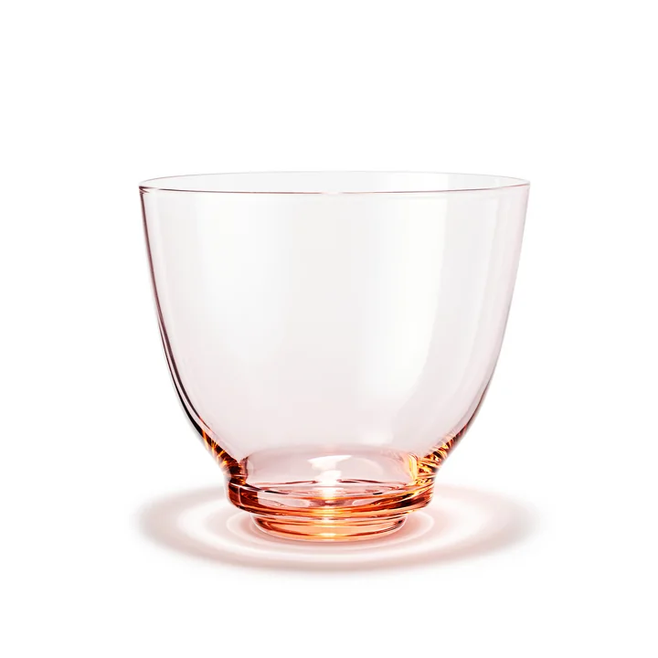 Holmegaard - Flow Water glass 35 cl, pink