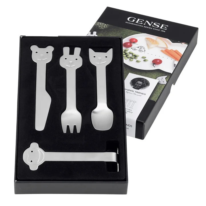 Animal Children's cutlery from Gense (4 pcs.)