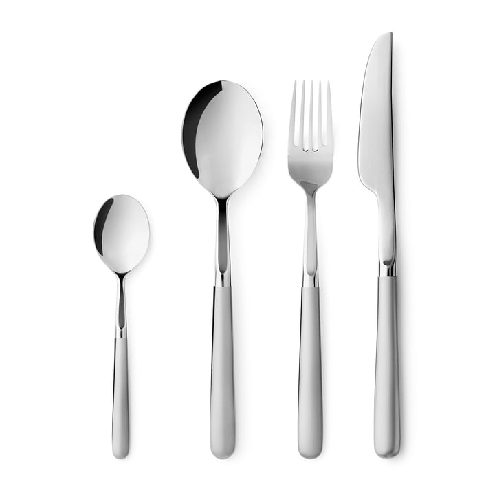 Gense - Ehra Cutlery set, matte steel (16 pcs.)