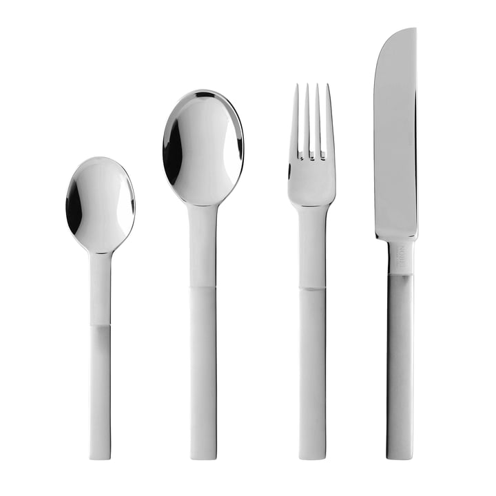 Nobel Cutlery set from Gense in the finish matte / shiny steel (16 pcs.)