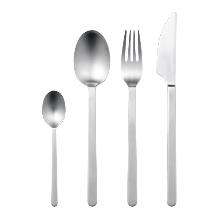 Gense - Norm Cutlery set, matte steel (16 pcs.)