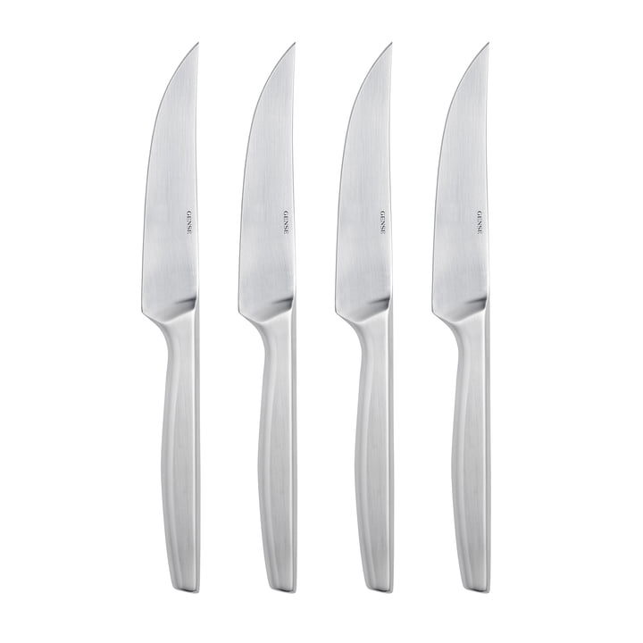 Gense - Norm Steak knife, matte steel (set of 4)
