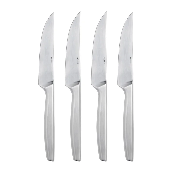Gense - Norm Steak knife, matte steel (set of 4)