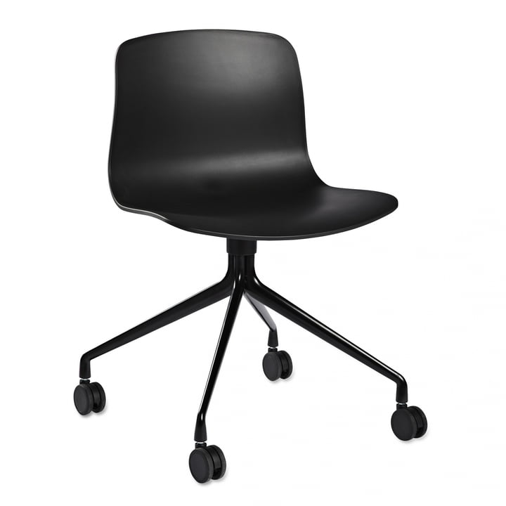 Hay - About A Chair AAC 14, aluminum black / black 2. 0