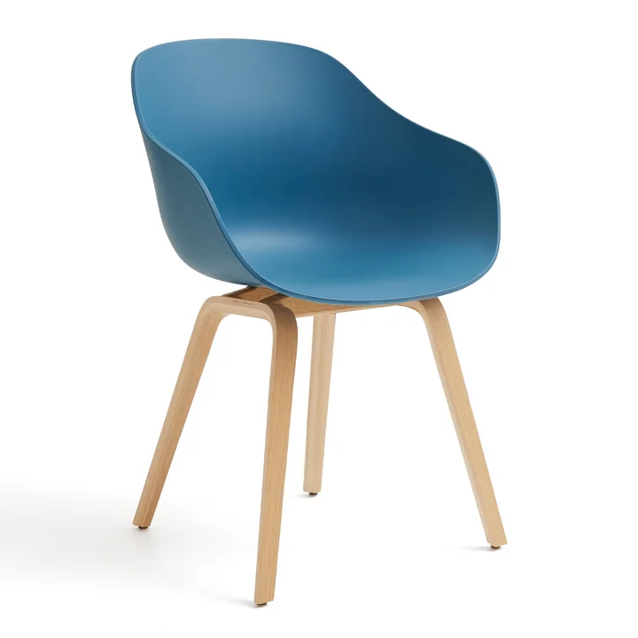 HAY - About a Chair AAC 222, lacquered oak / azure blue 2. 0