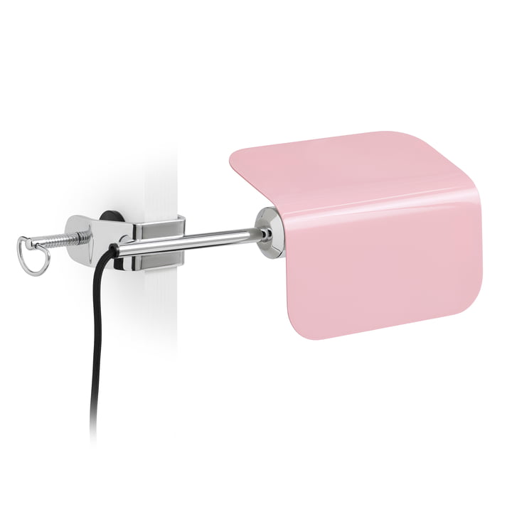 Apex Clamp lamp, luis pink from HAY