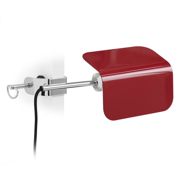 Apex Clamp lamp, maroon red from HAY