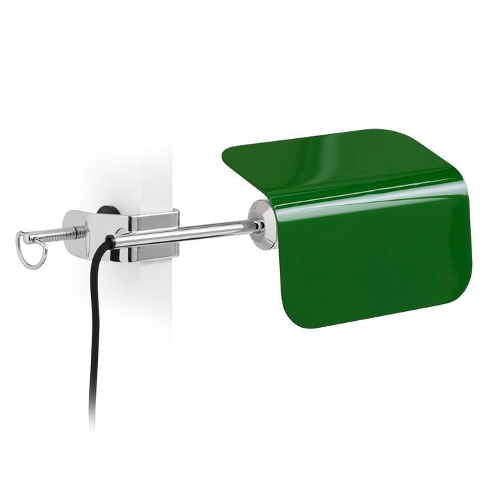 Apex Clamp lamp, emerald green from HAY