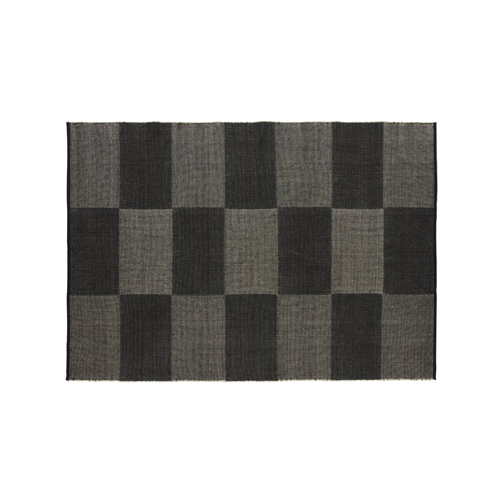Check Carpet, 170 x 240 cm, black L check from HAY