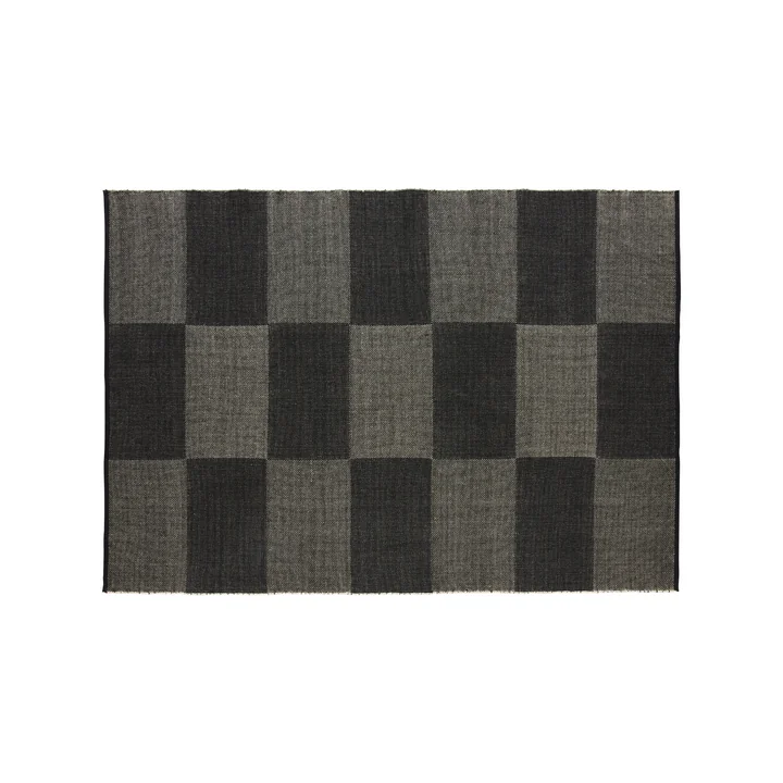 Check Carpet, 170 x 240 cm, black L check from HAY