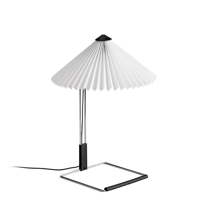 Matin LED table lamp S, white / mirror from HAY