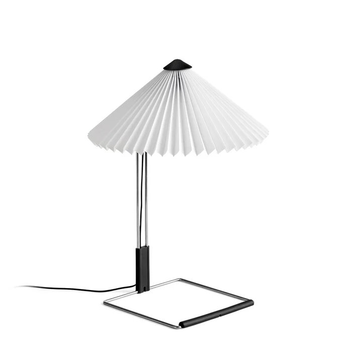Matin LED table lamp S, white / mirror by HAY