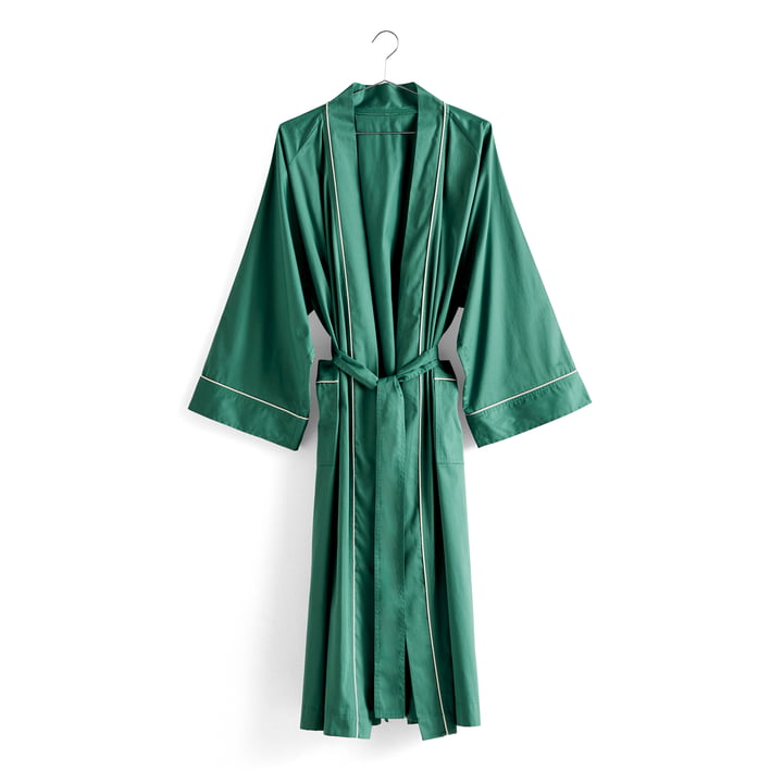 Outline Bathrobe, One Size, emerald green by HAY