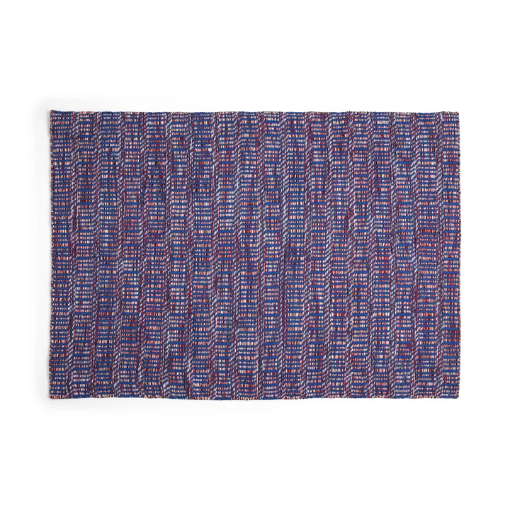Radio Carpet, 80 x 50 cm, red / blue from HAY