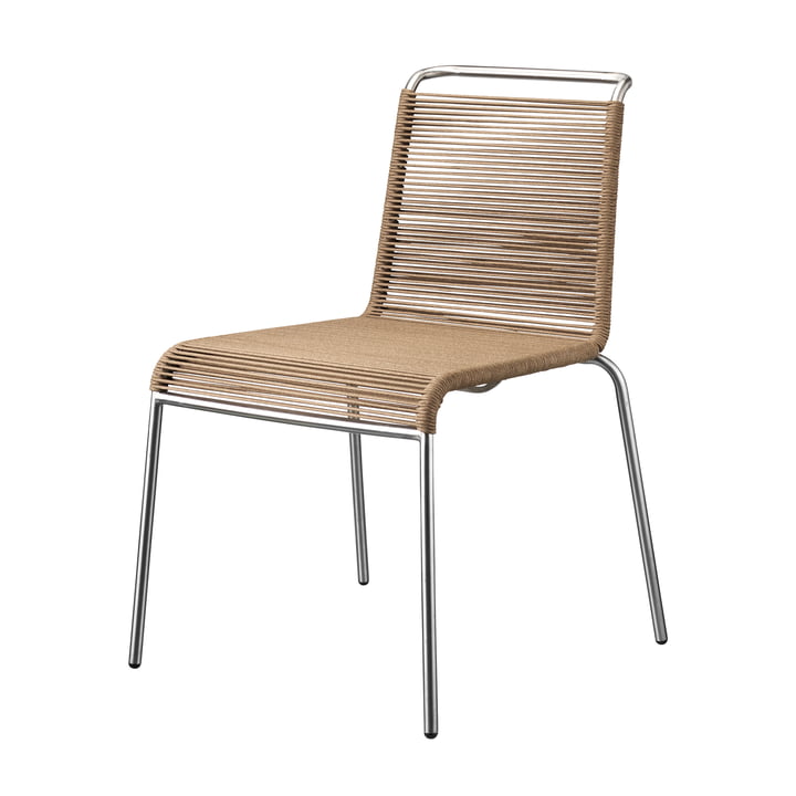FDB Møbler - M20 Teglgård Chair Outdoor, cord brown
