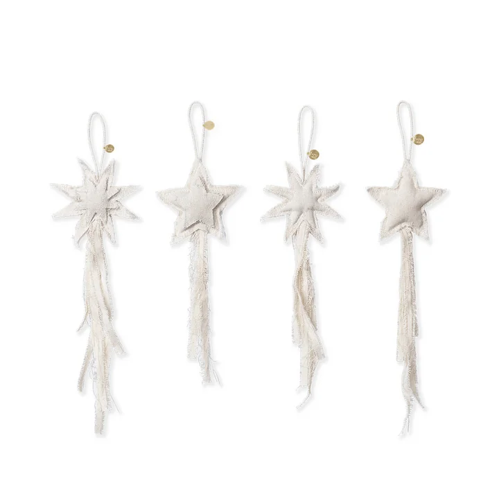 Vela Star ornaments from Ferm Living