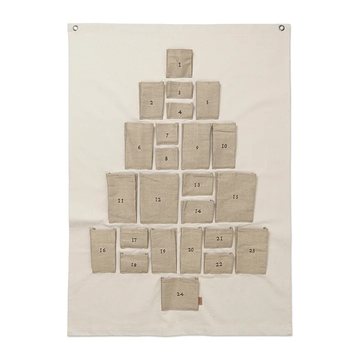Pine Advent calendar from Ferm Living