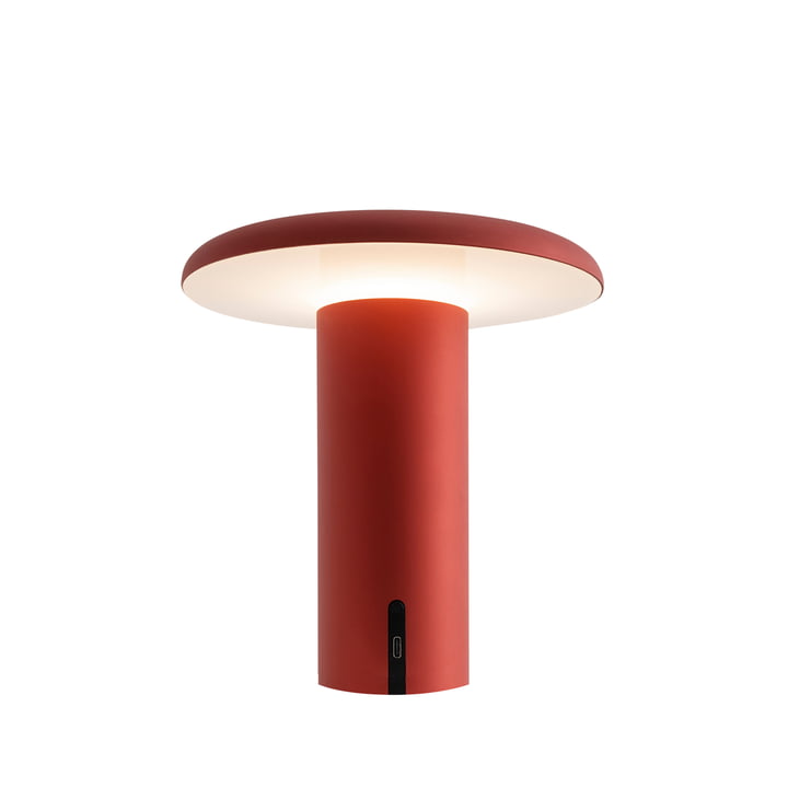 Takku Table lamp LED, anodized red from Artemide