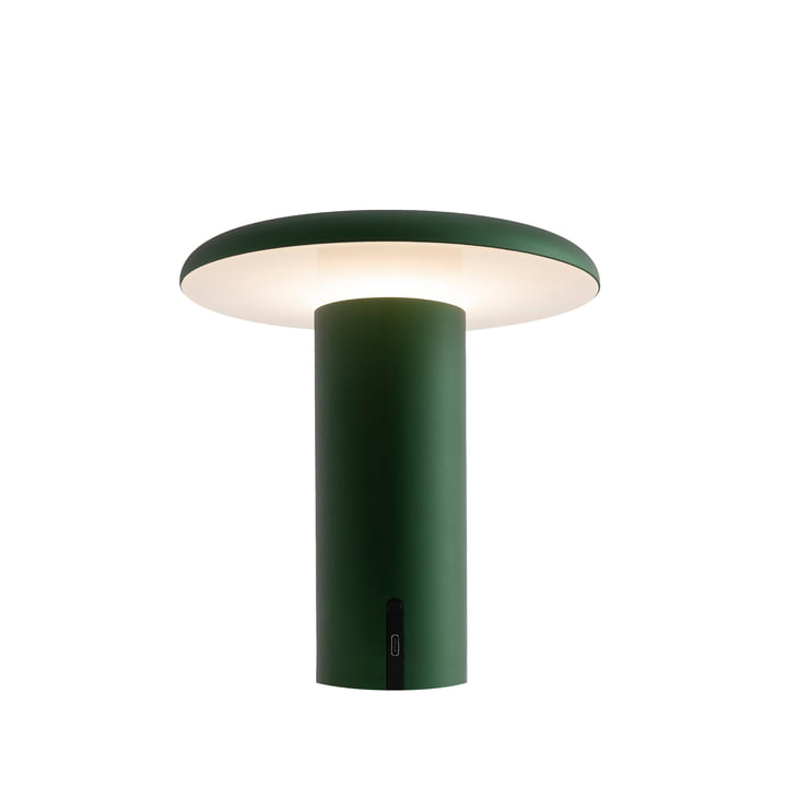 Takku Table lamp LED, anodized green from Artemide