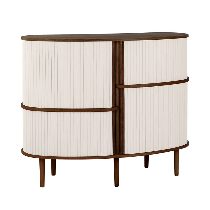 Audacious Highboard Chest of drawers from Umage in the finish dark oak / white sands