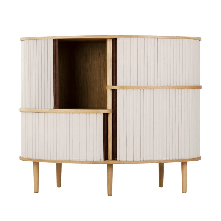 Audacious Highboard Chest of drawers from Umage in the finish natural oak / white sands
