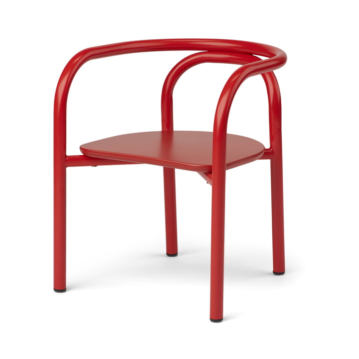 Baxter Chair, apple red by LIEWOOD