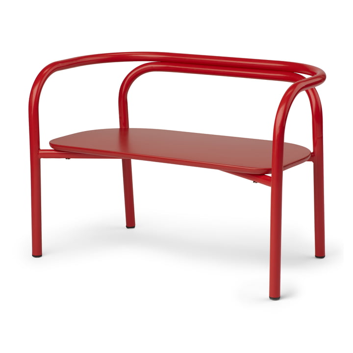 Axel Bench, apple red by LIEWOOD