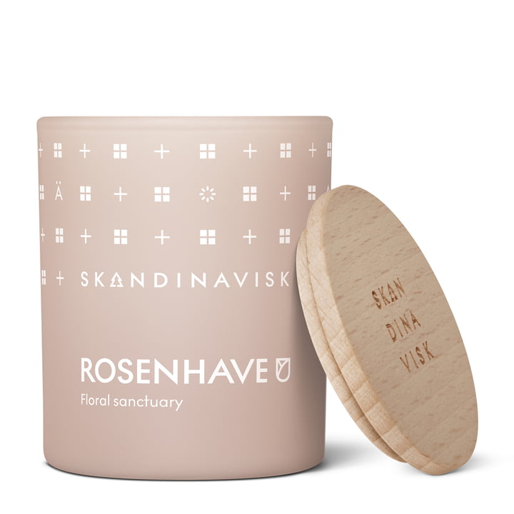 Scented candle with lid, Ø 5.1 cm, Rosenhave from Skandinavisk