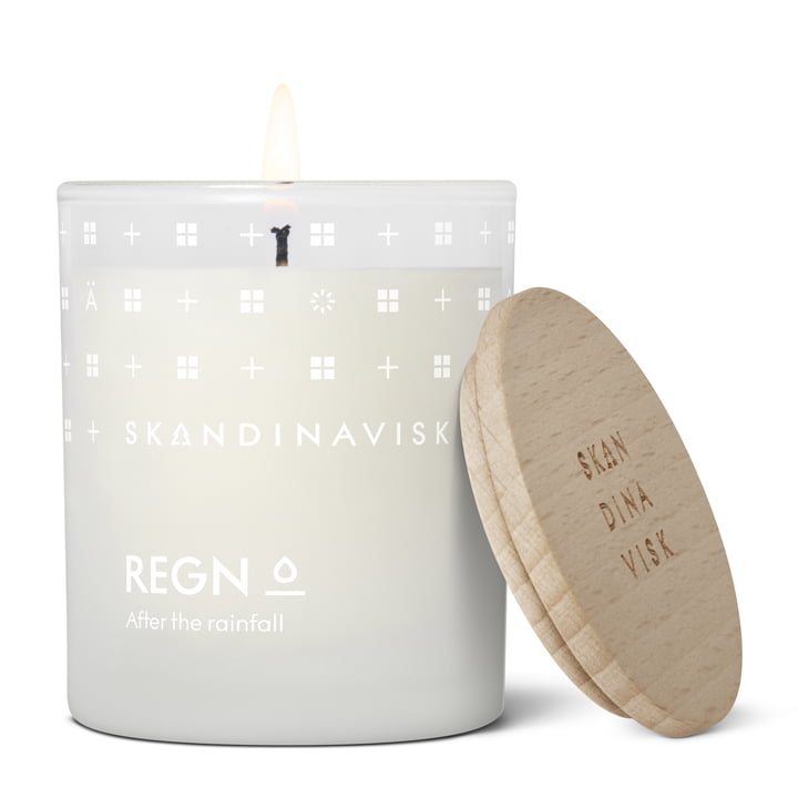 Scented candle with lid, Ø 5.1 cm, Regn from Skandinavisk