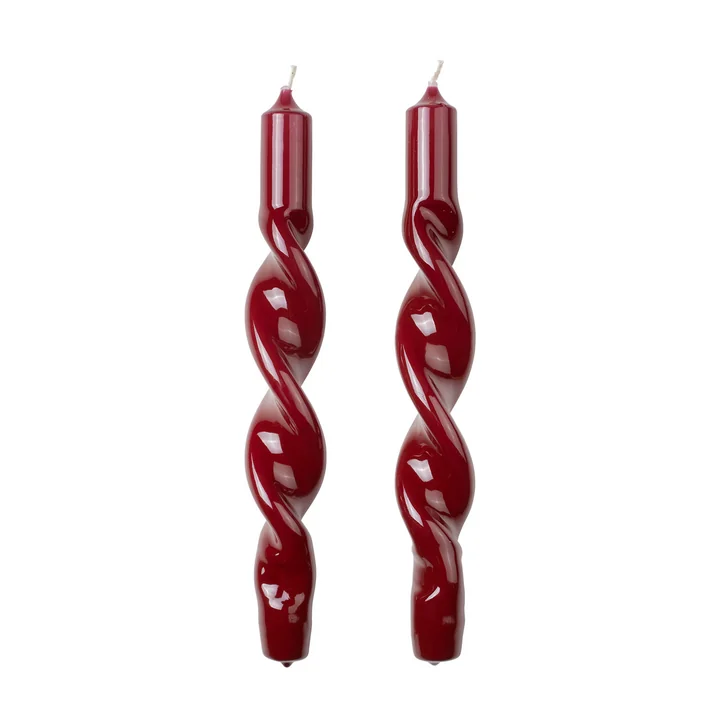 The Twist candles from Broste Copenhagen