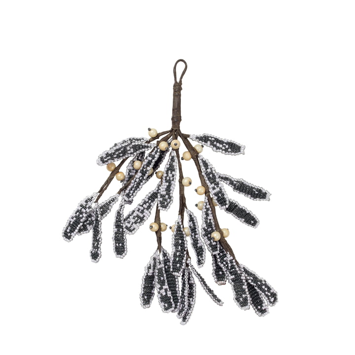 Mistletoe glass beads pendant from Broste Copenhagen