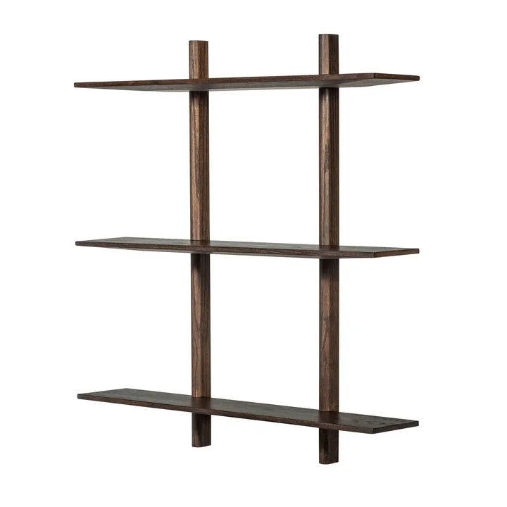 Muubs - Noir Wall shelf, oak dark stained