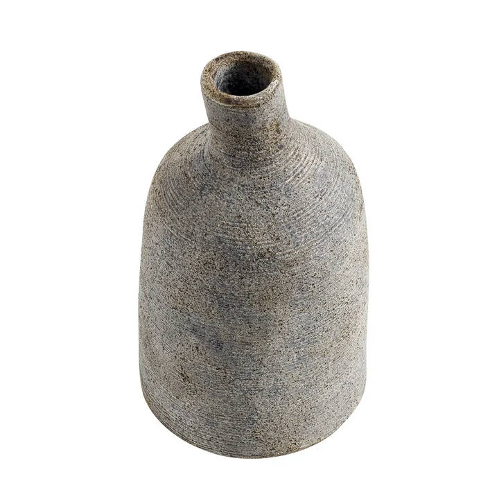 Muubs - Stain Vase large, gray / brown