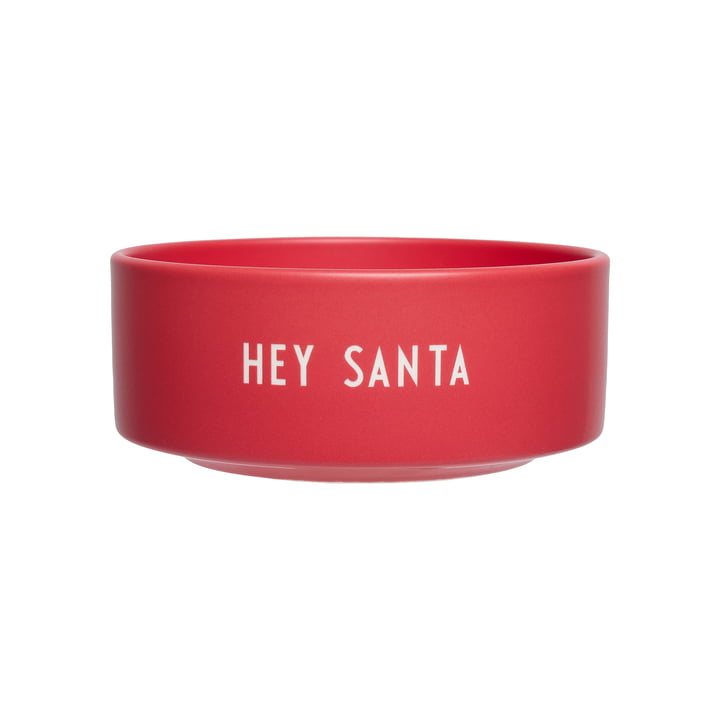Snack Bowl, Hey Santa / faded rose from Design Letters