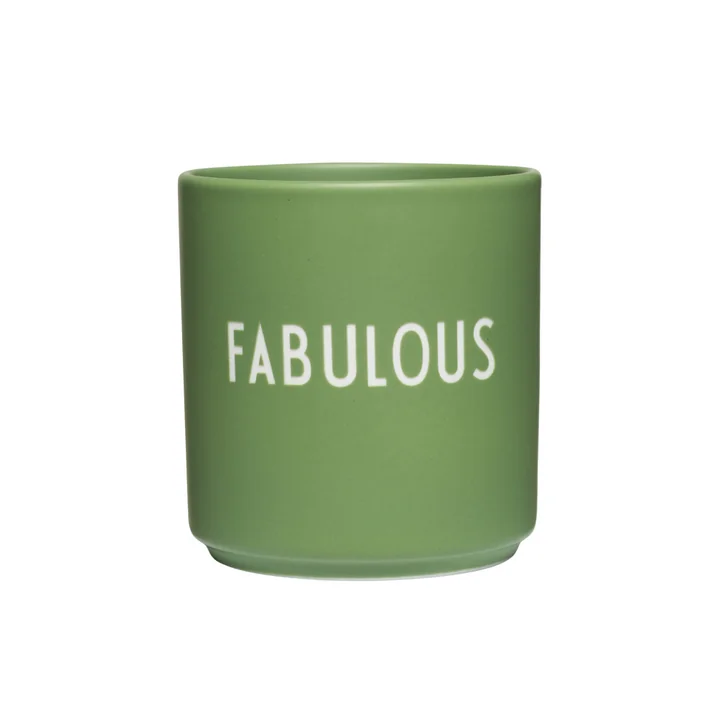 AJ Favourite Porcelain mug, Fabulous / tendril by Design Letters