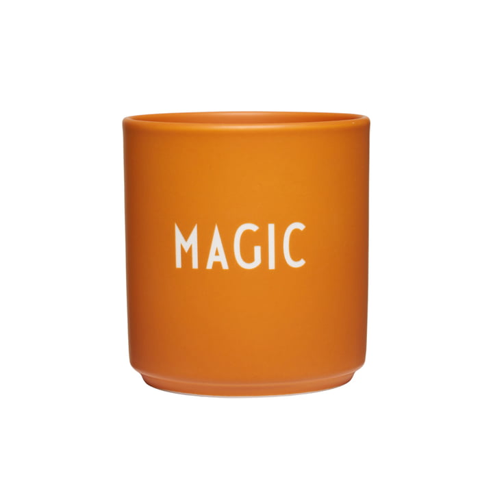 Design Letters - AJ Favourite porcelain mug, Magic / tomato