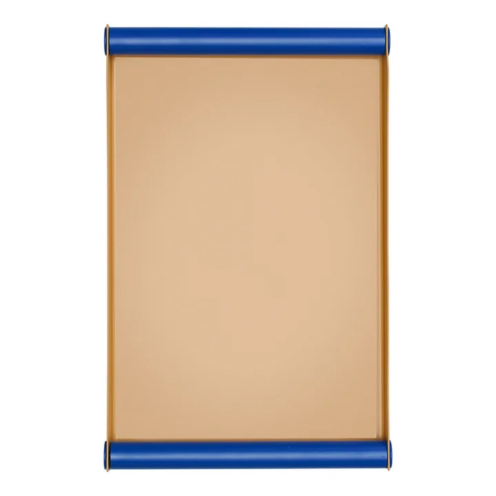 Design letters- Ray -tray-large-beige-cobalt-blue-free