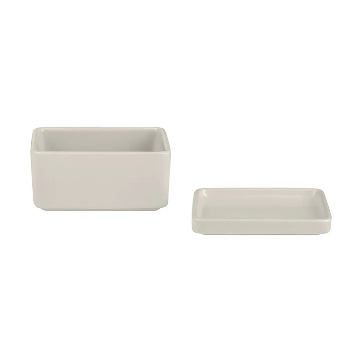 Pilar Butter dish from Blomus in the color moonbeam