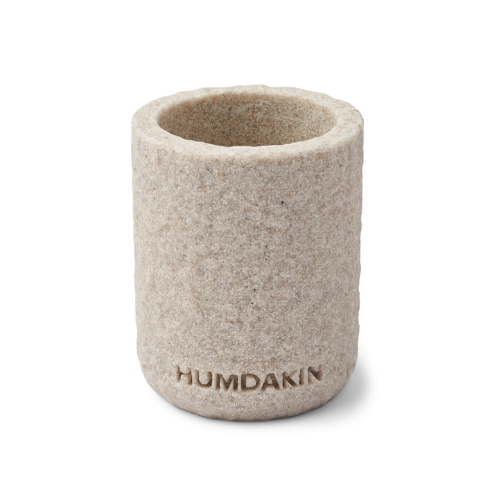 Sandstone toothbrush holder, natural from Humdakin