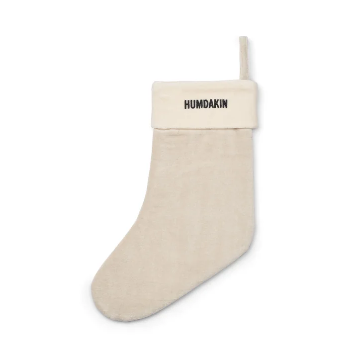 Christmas stocking, velvet / light stone from Humdakin