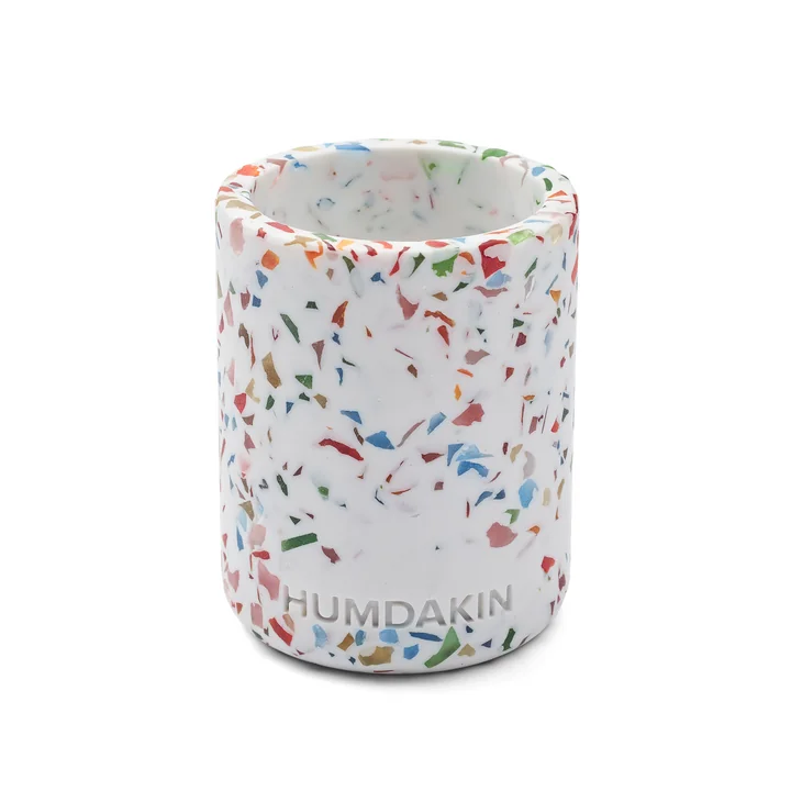 Terrazzo toothbrush holder, rainbow by Humdakin