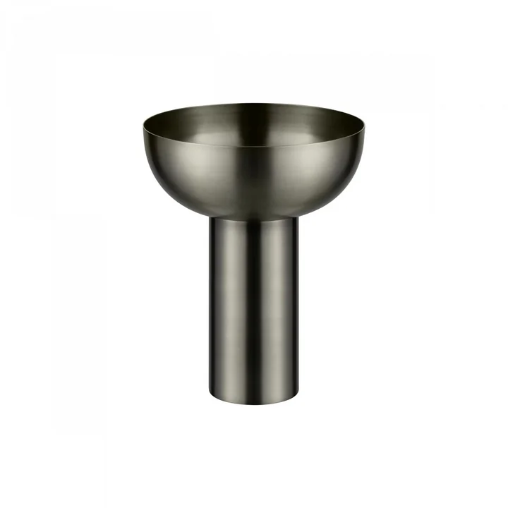 Miyabi Vase from Blomus in the finish burned metal