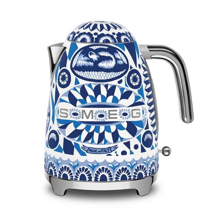Smeg - Kettle 1.7 l ( KLF03 ), Dolce & Gabbana, blu mediterraneo