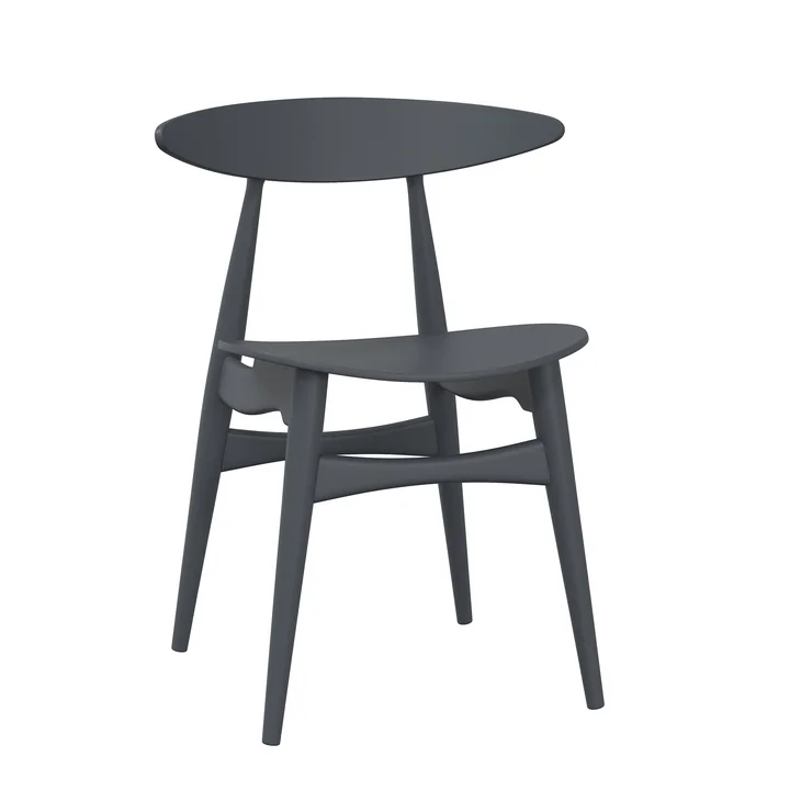 Carl Hansen - CH33T, beech / beech, soft anthracite lacquered