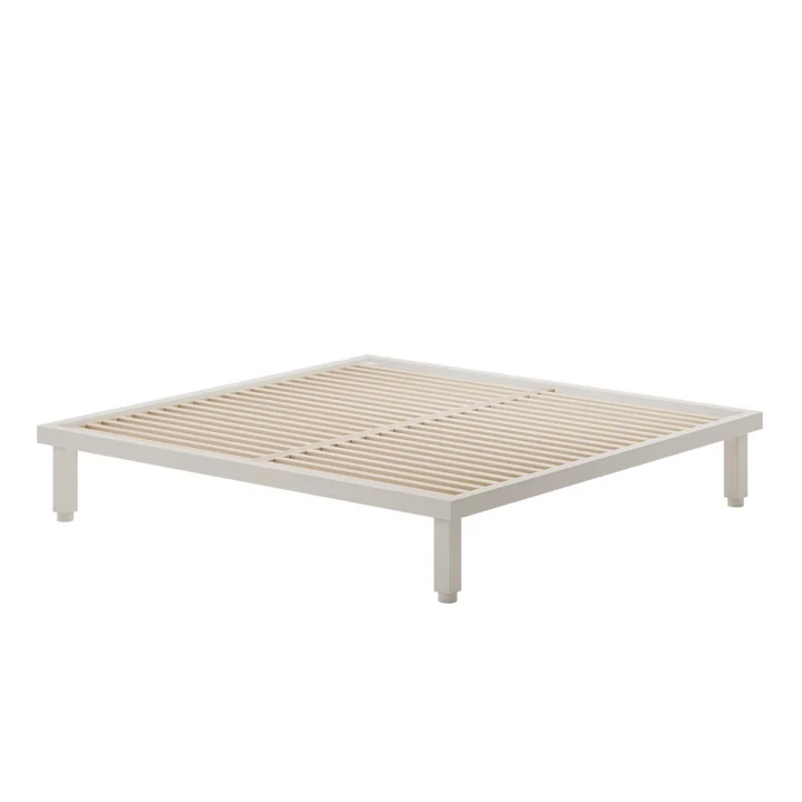 OUT Objekte unserer Tage - Kaya Bed XLarge, 200 x 200 cm, chalk