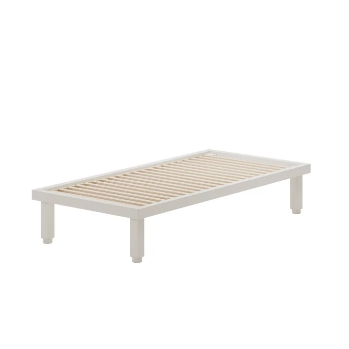 OUT Objekte unserer Tage - Kaya Bed XSmall, 90 x 200 cm, chalk