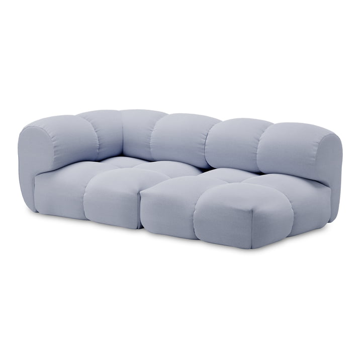 OUT Objekte unserer Tage - Sander 03 Left 2. 5 seater sofa, light blue (Xtreme YS173)