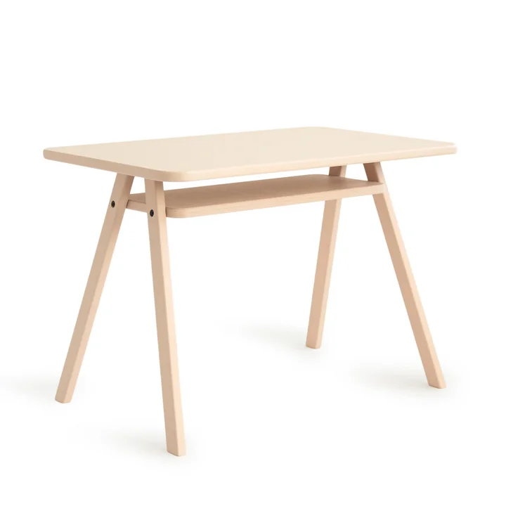 Nobodinoz - Growing Green Children's table, 70 x 40 x 50 cm, blush