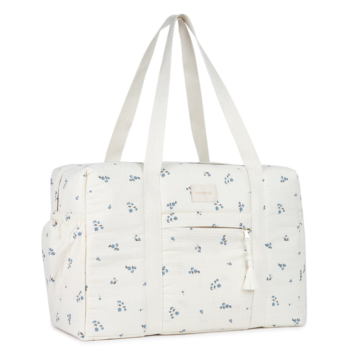 Nobodinoz - Opera Travel bag, waterproof, 46 x 29 x 20 cm, lily blue